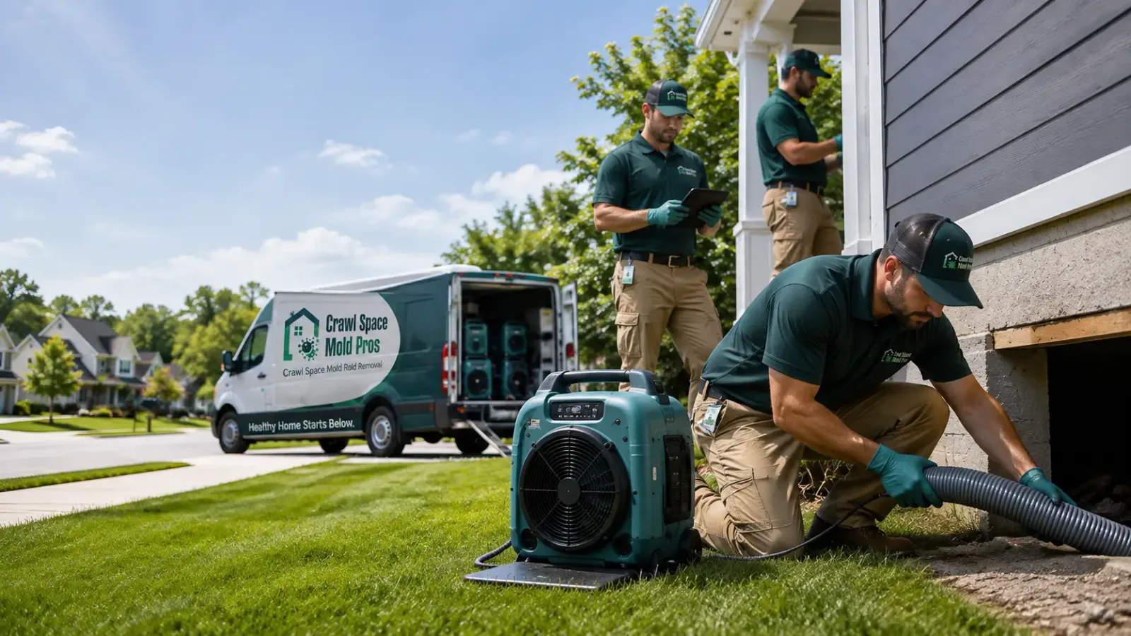 Crawl Space Mold Removal in Minerva, OH